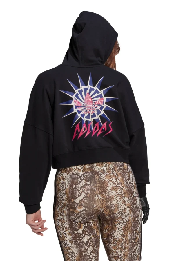 ADIDAS CROPPED HOODIE