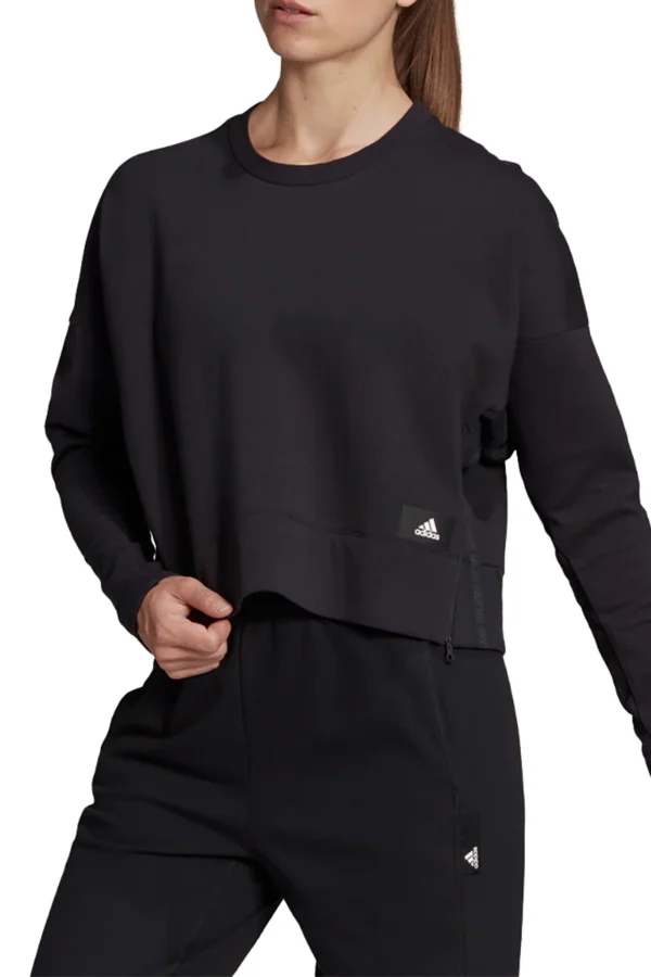 ADIDAS SWEATSHIRT BLACK - Image 2