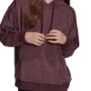 ADIDAS BURGUNDY HOODIE