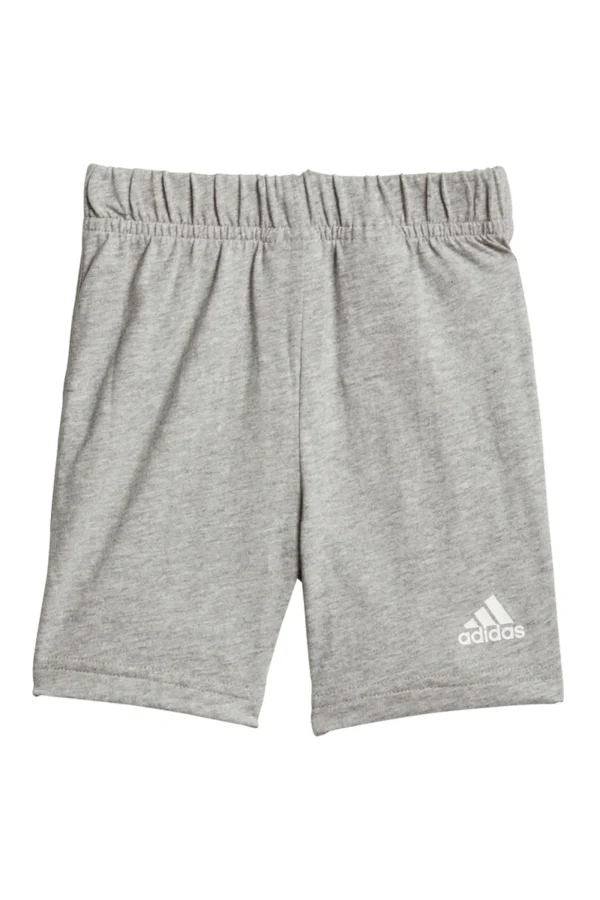 ADIDAS KIDS COTTON T-SHIRT ON SHORTS - Image 3